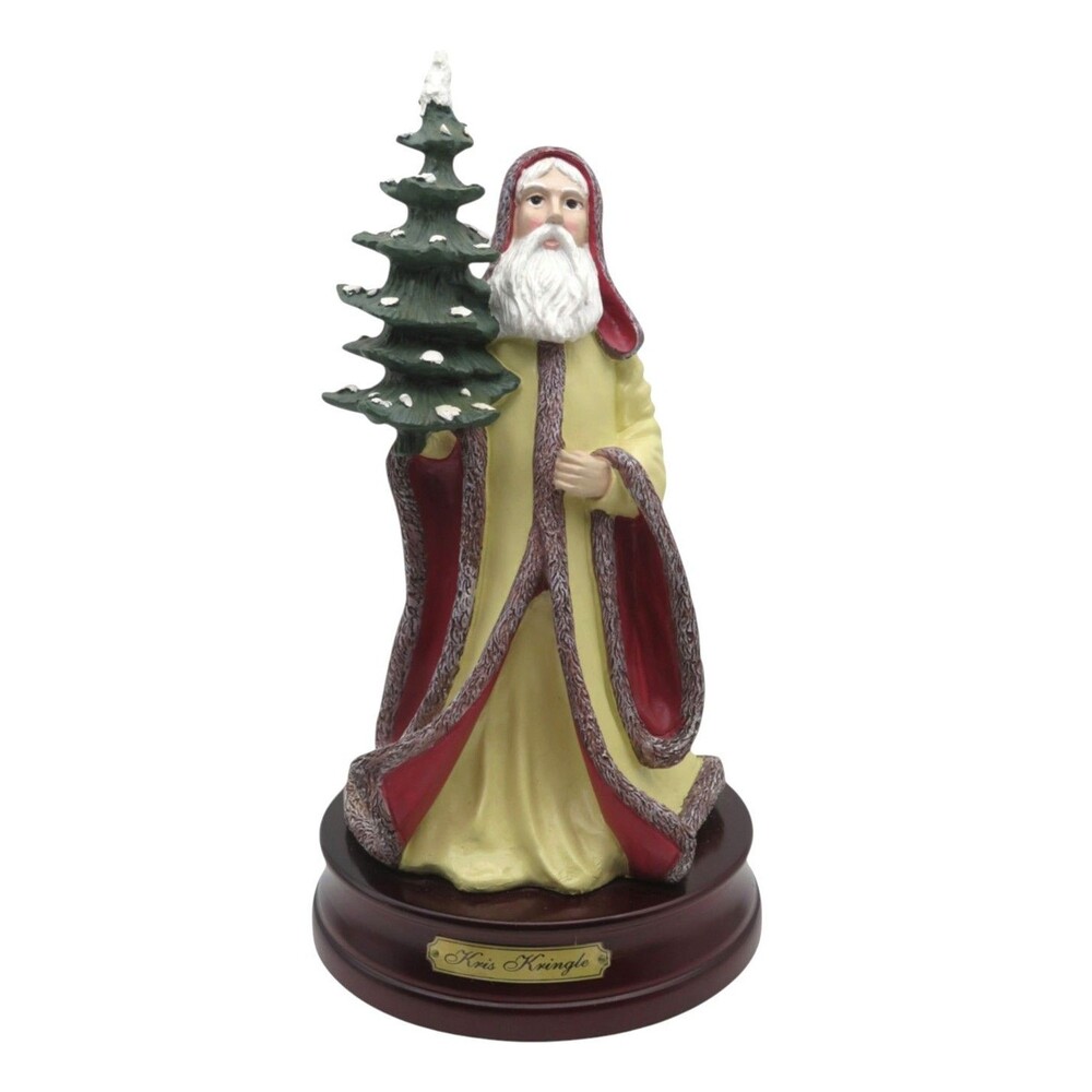 Vintage 1983 Duncan Royale Kris Kringle Music Box History of Santa 661/10000 12"
